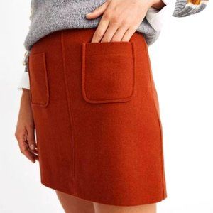 Madewell Museum Patch-Pocket Mini Skirt-
